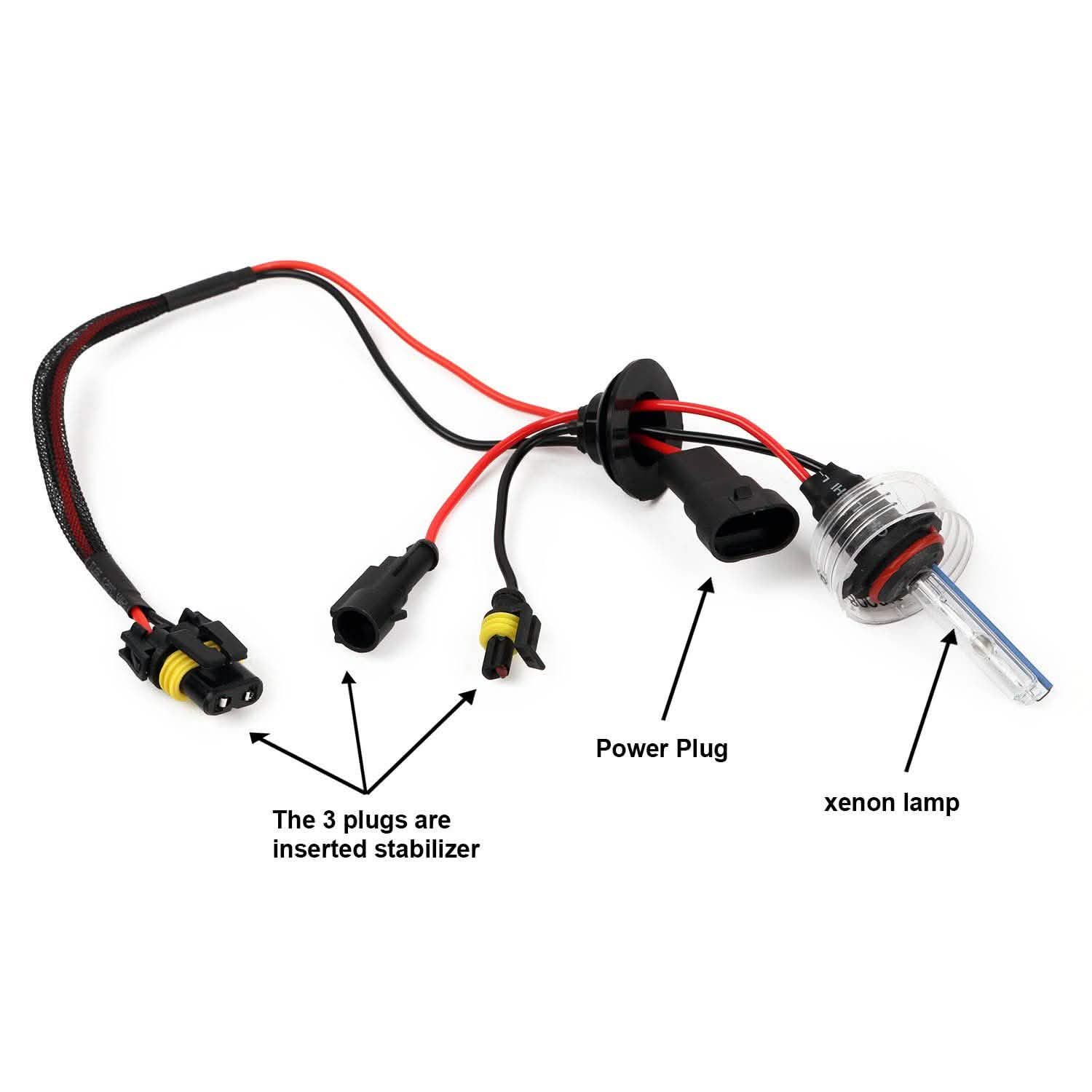 2-Piece: 9006/HB4 HID Xenon Light Bulbs Automotive - Tophatter Daily Deals