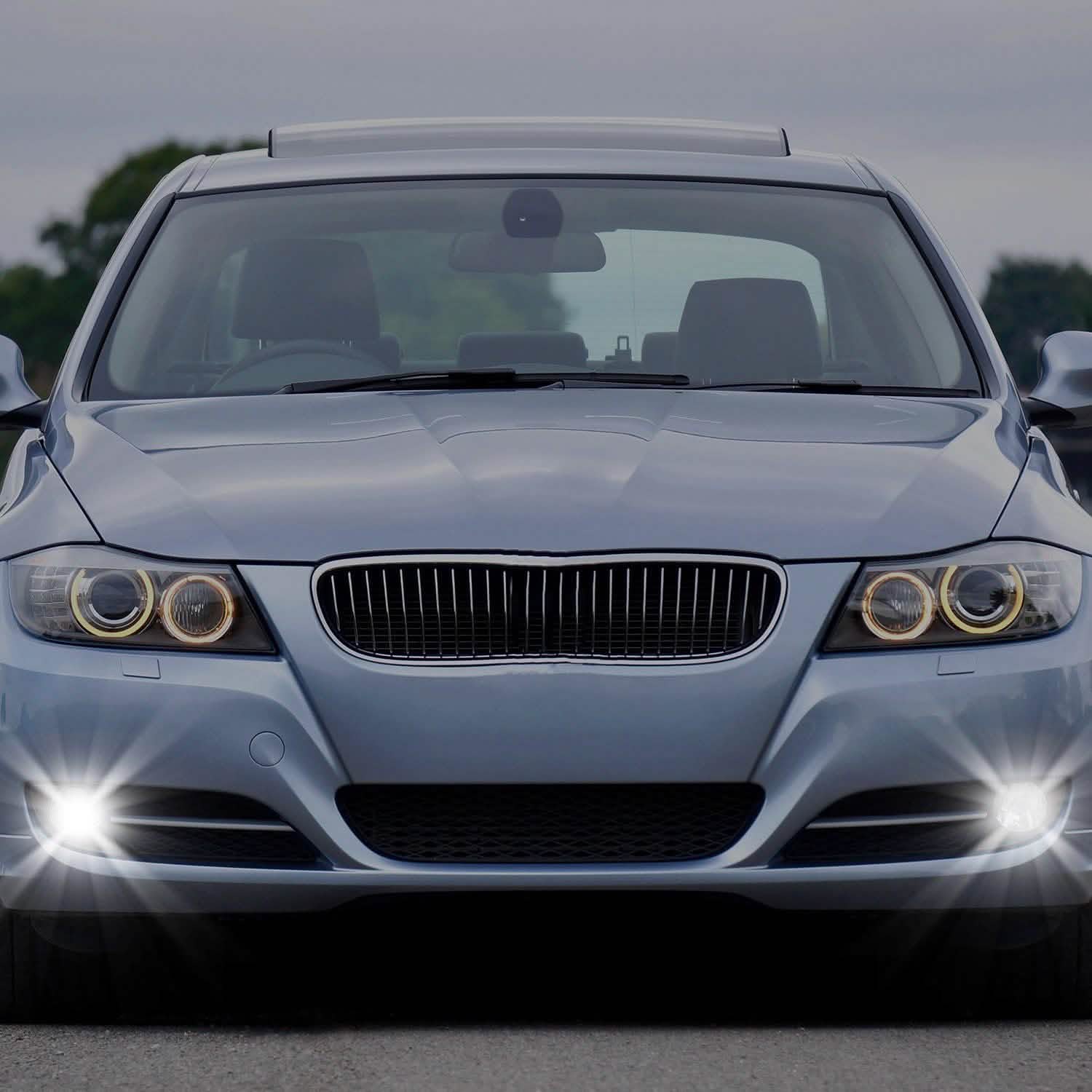 2-Piece: 980LM 80W 9006 HB4 LED Fog DRL Light Bulb Automotive - Tophatter Daily Deals