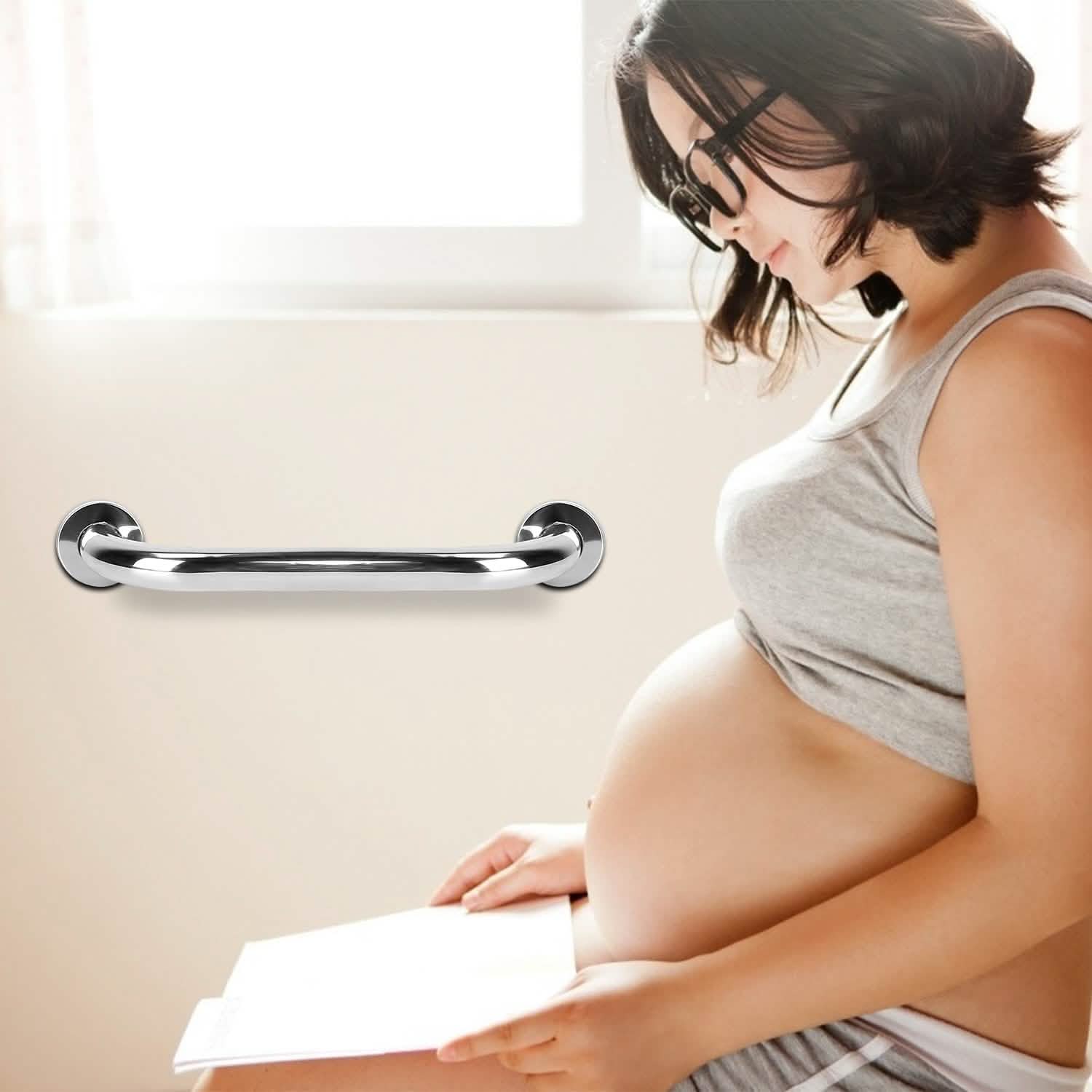 2-Piece: Bath Grab Bar Home Improvement - Tophatter Daily Deals