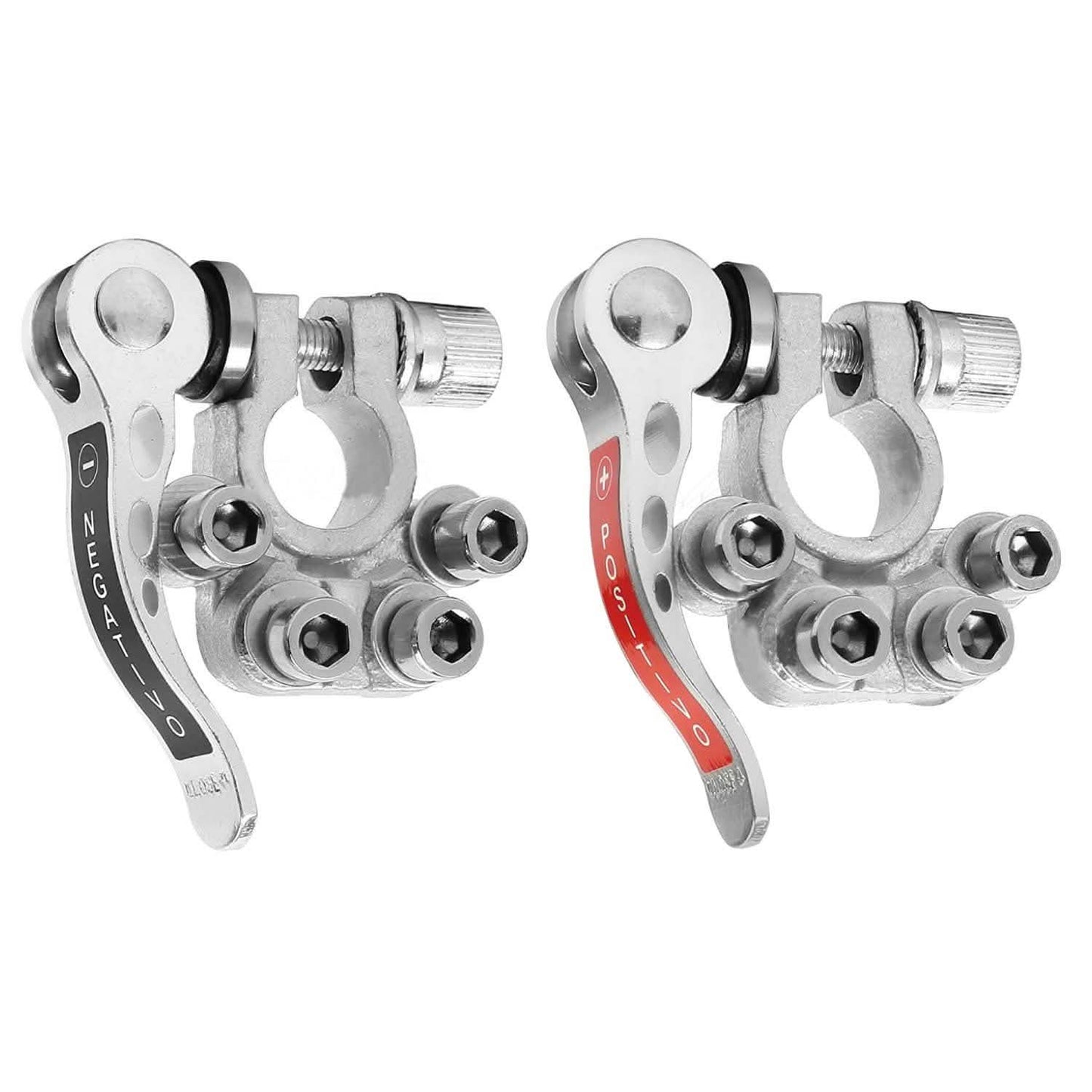 2-Piece: Battery Terminal Connector Quick Release Disconnect Car Battery Automotive - Tophatter Daily Deals