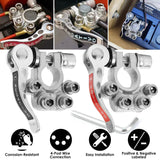 2-Piece: Battery Terminal Connector Quick Release Disconnect Car Battery Automotive - Tophatter Daily Deals