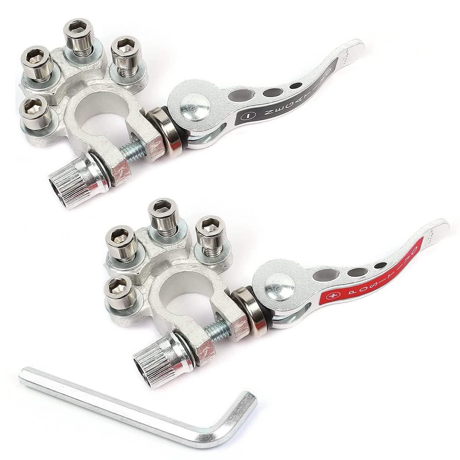 2-Piece: Battery Terminal Connector Quick Release Disconnect Car Battery Automotive - Tophatter Daily Deals