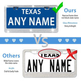 2-Piece: Bling License Plate Frames Automotive - Tophatter Daily Deals