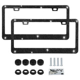 2-Piece: Bling License Plate Frames Automotive - Tophatter Daily Deals