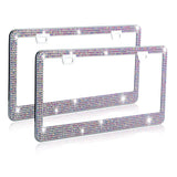 2-Piece: Bling License Plate Frames Pink Automotive - Tophatter Daily Deals