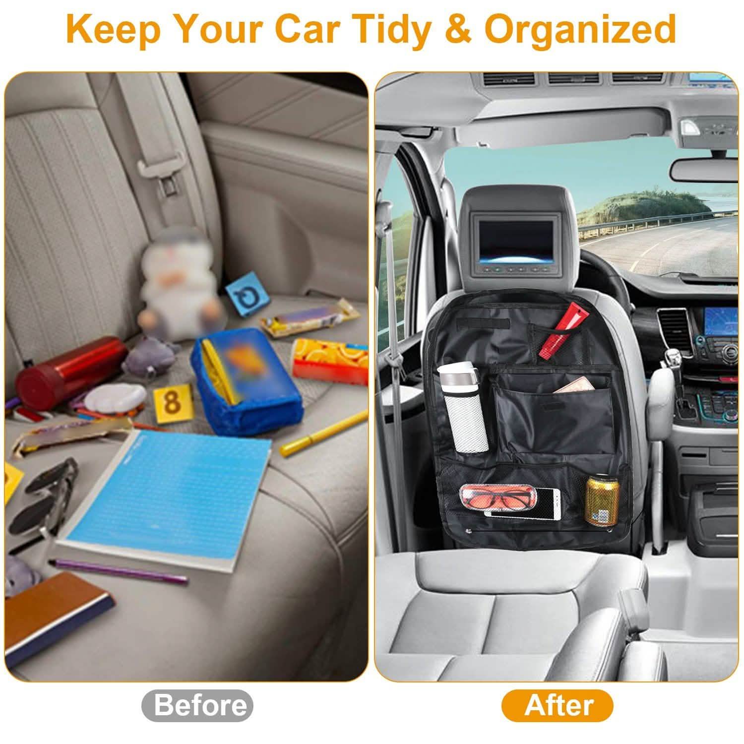 2-Piece: Car Backseat Organizer Automotive - Tophatter Daily Deals