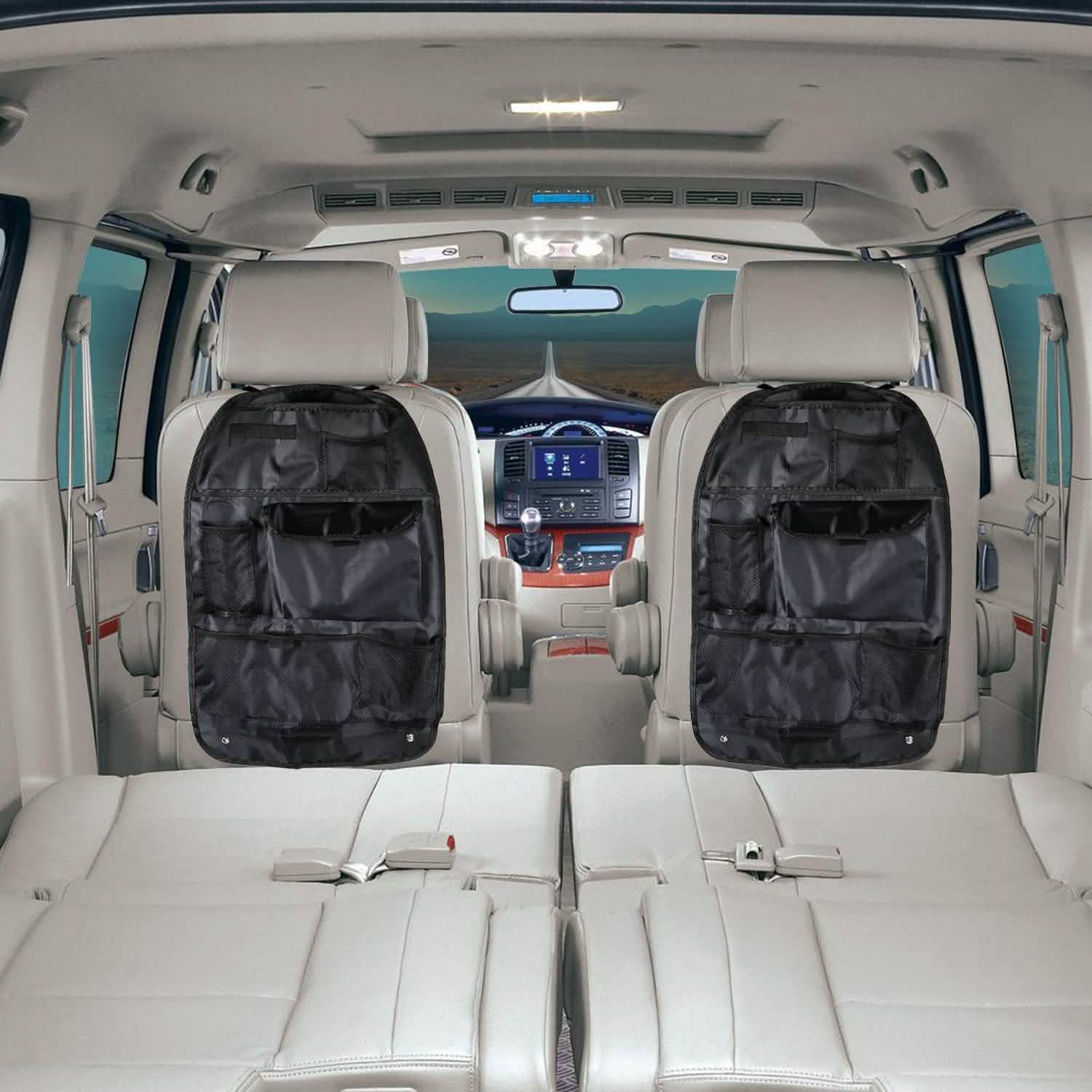 2-Piece: Car Backseat Organizer Automotive - Tophatter Daily Deals