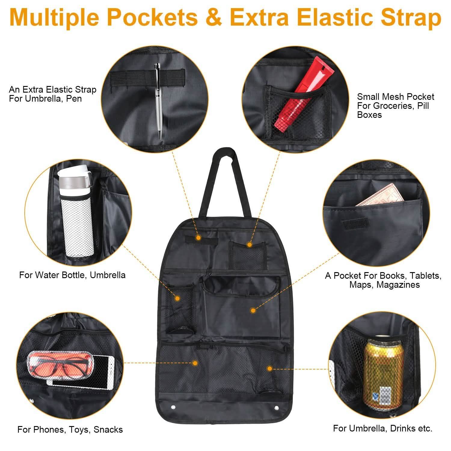 2-Piece: Car Backseat Organizer Automotive - Tophatter Daily Deals