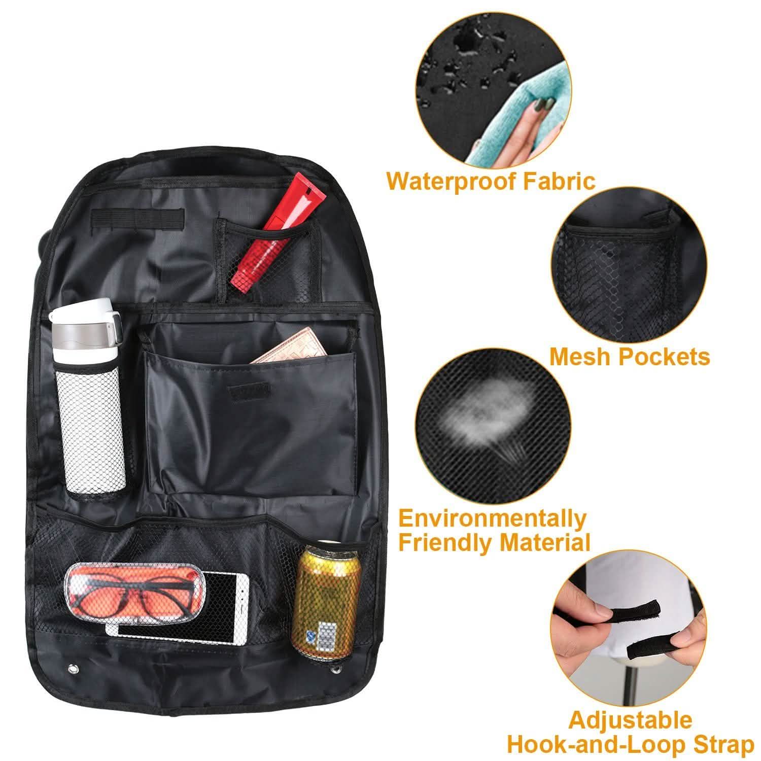 2-Piece: Car Backseat Organizer Automotive - Tophatter Daily Deals