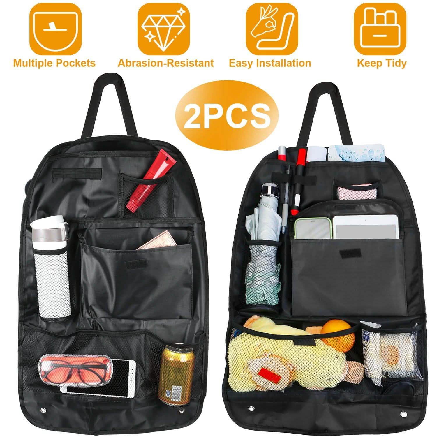 2-Piece: Car Backseat Organizer Automotive - Tophatter Daily Deals
