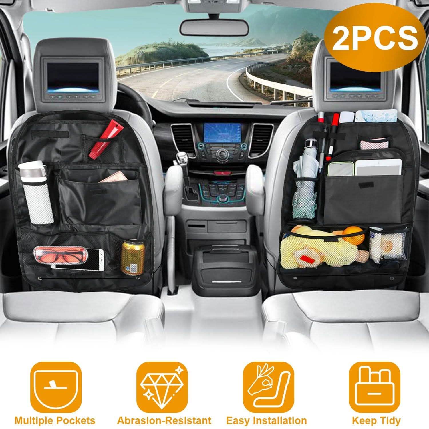 2-Piece: Car Backseat Organizer Automotive - Tophatter Daily Deals