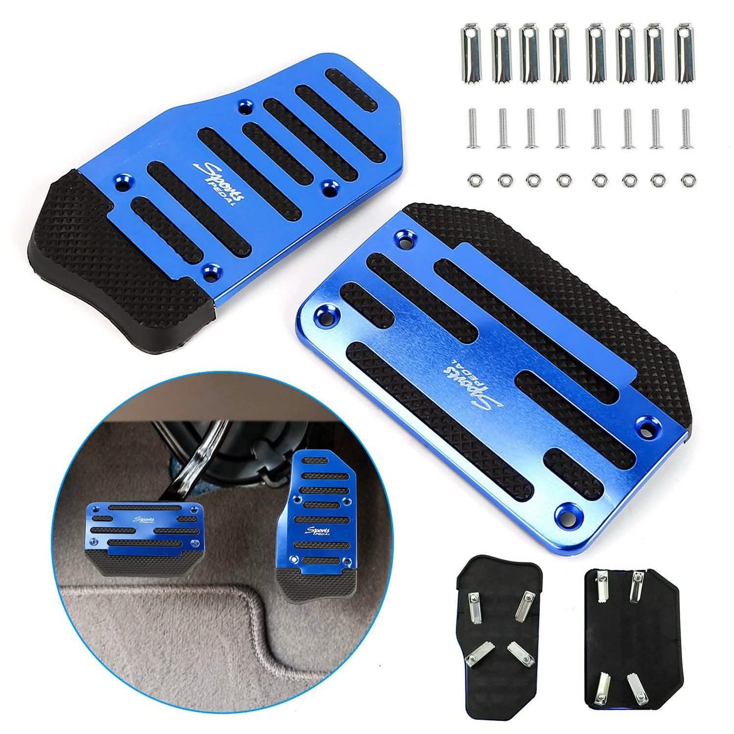 2-Piece: Car Brake Pedal Cover Automotive - Tophatter Daily Deals
