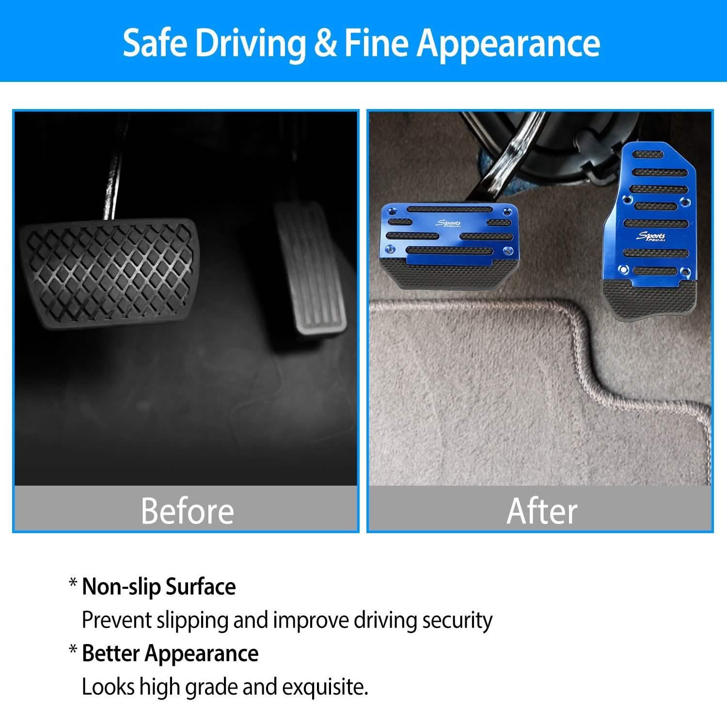 2-Piece: Car Brake Pedal Cover Automotive - Tophatter Daily Deals