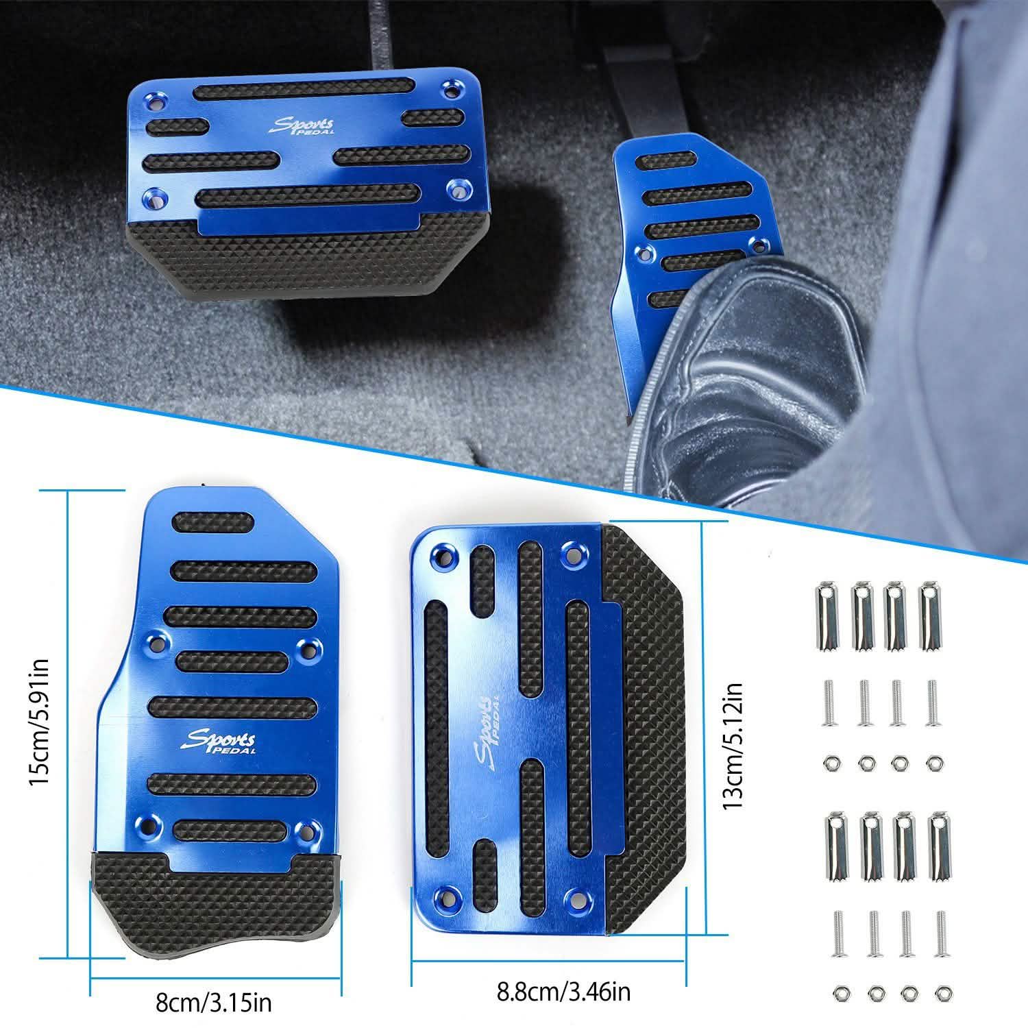 2-Piece: Car Brake Pedal Cover Automotive - Tophatter Daily Deals