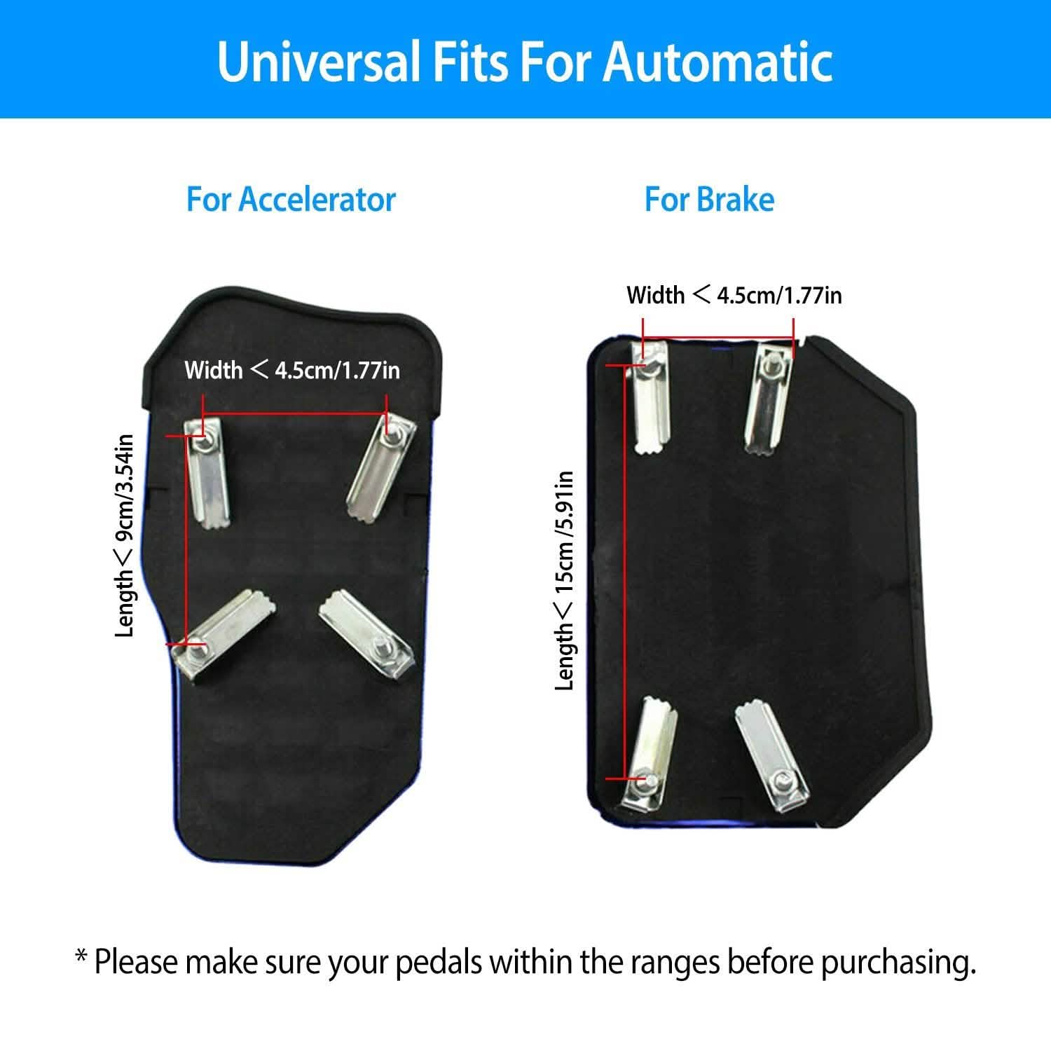 2-Piece: Car Brake Pedal Cover Automotive - Tophatter Daily Deals