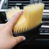 2-Piece: Car Interior Sweeping Dust Soft Brush Car Wash Tool Automotive - Tophatter Daily Deals