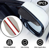 2-Piece: Car Side Mirror Rain Guard Automotive - Tophatter Daily Deals