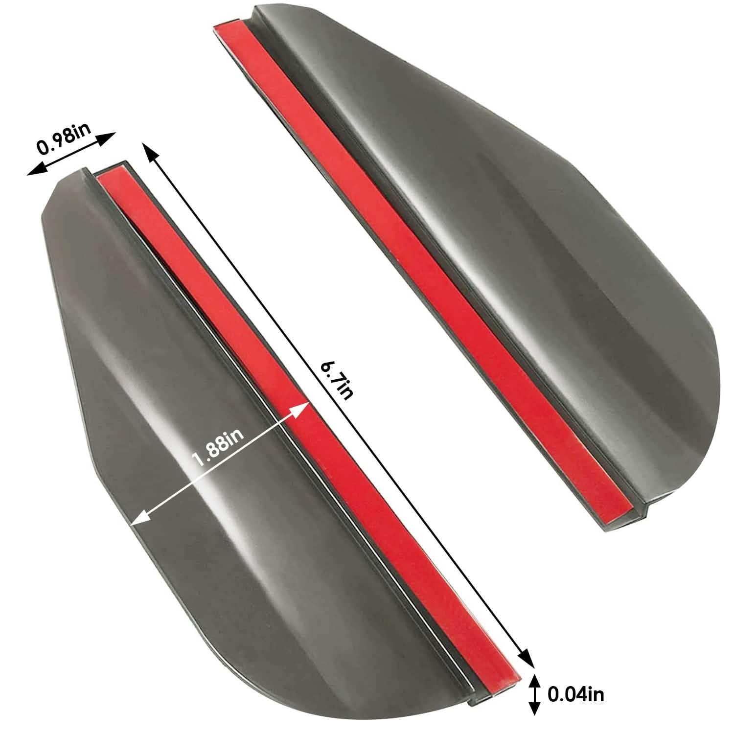 2-Piece: Car Side Mirror Rain Guard Automotive - Tophatter Daily Deals