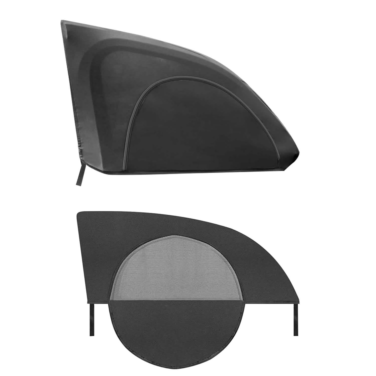 2-Piece: Car Side Window Screen Mesh Cover Automotive - Tophatter Daily Deals