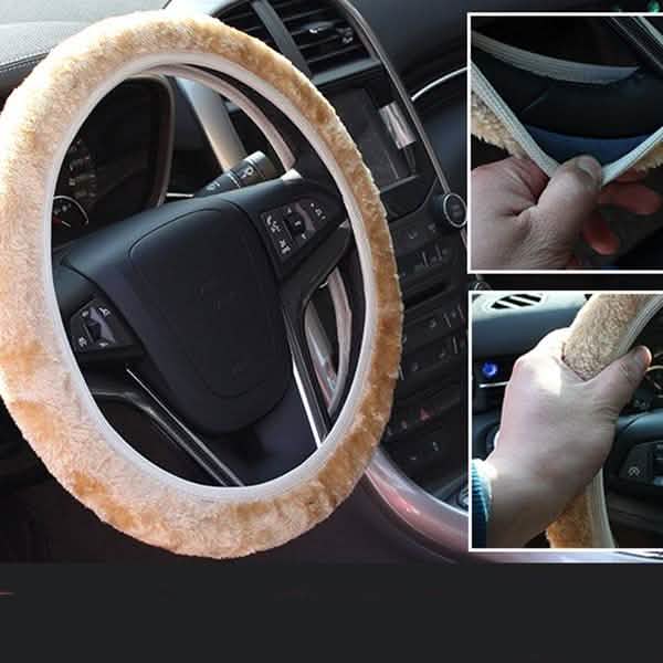 2-Piece: Car Steering Wheel Cover Automotive - Tophatter Daily Deals