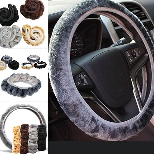 2-Piece: Car Steering Wheel Cover Automotive - Tophatter Daily Deals