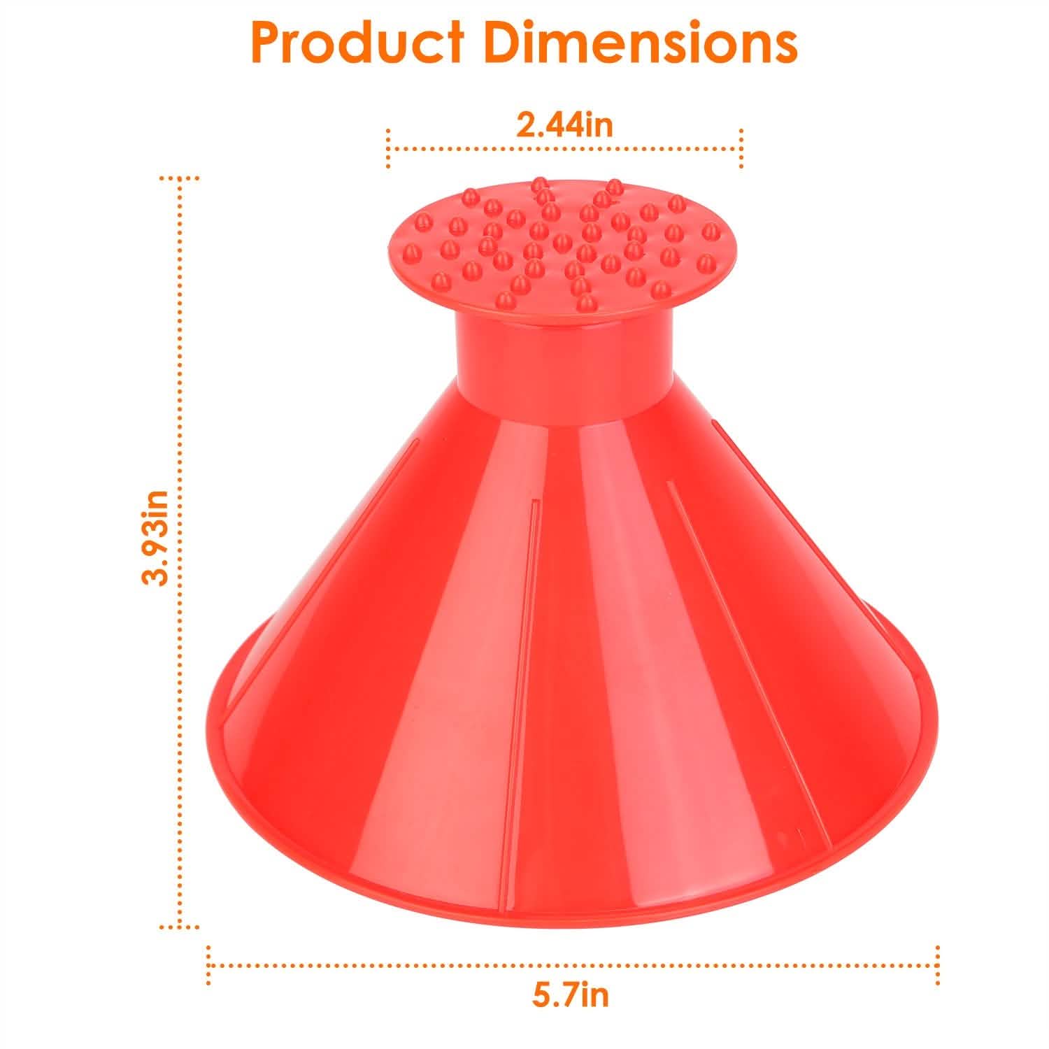 2-Piece: Car Windshield Ice Snow Scrapers Automotive - Tophatter Daily Deals