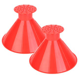 2-Piece: Car Windshield Ice Snow Scrapers Automotive - Tophatter Daily Deals