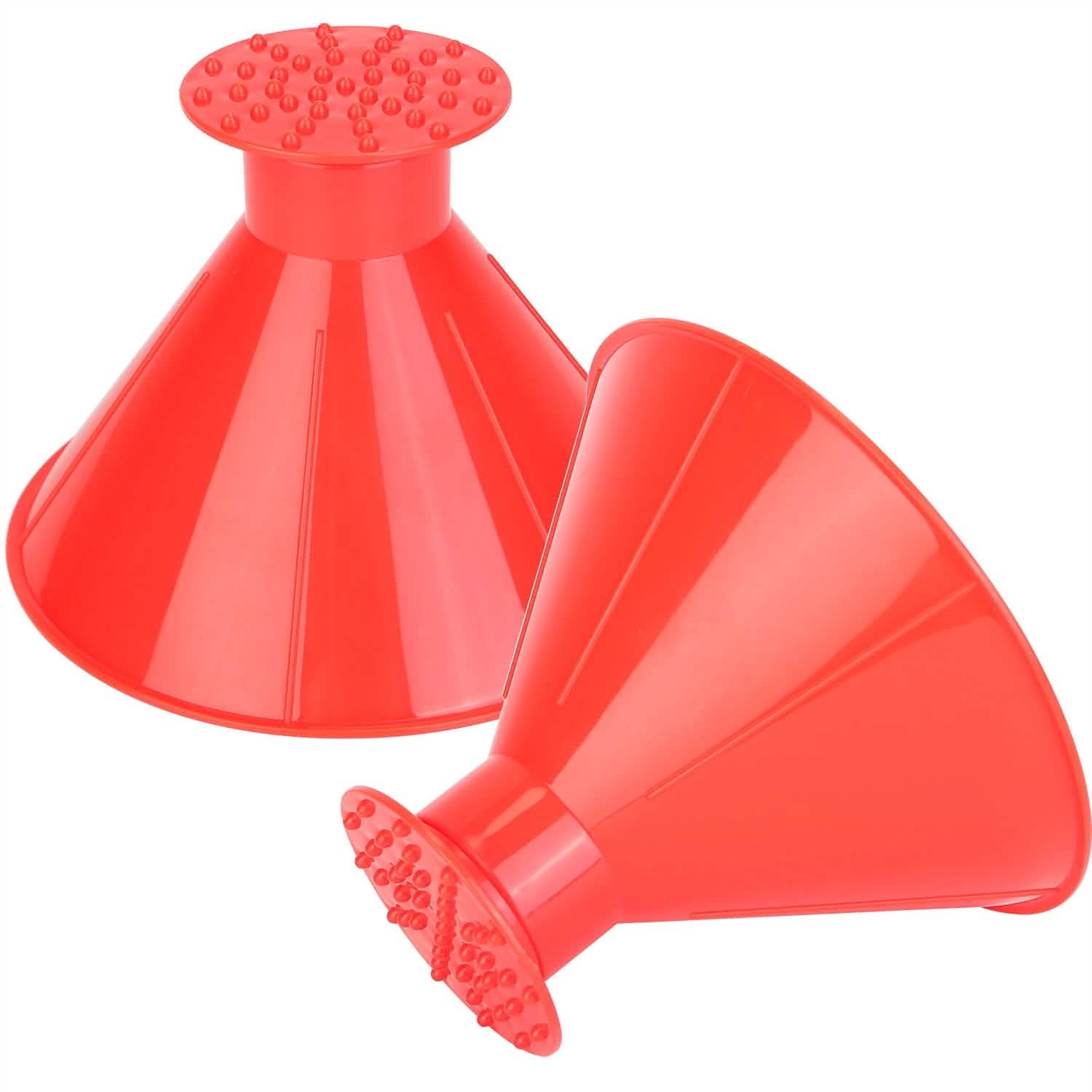 2-Piece: Car Windshield Ice Snow Scrapers Automotive - Tophatter Daily Deals