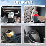 2-Piece: Compact Car Mini Trash Can Automotive - Tophatter Daily Deals