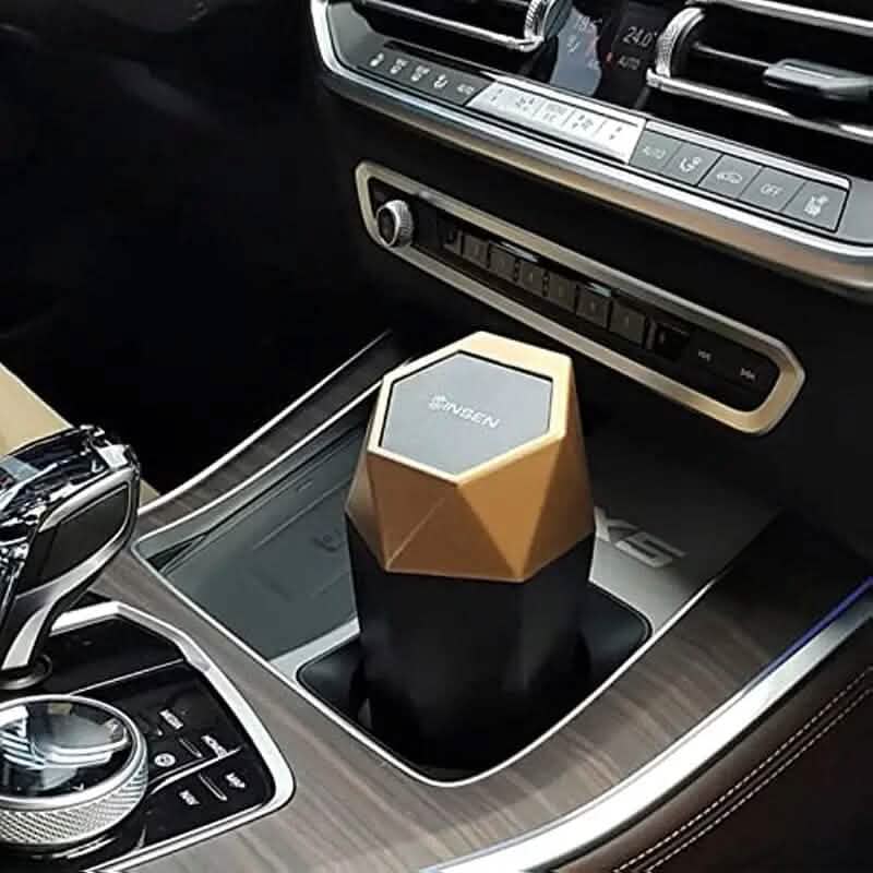 2-Piece: Compact Car Mini Trash Can Automotive - Tophatter Daily Deals
