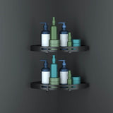 2-Piece: Corner Shower Caddy Shelf Bath - Tophatter Daily Deals