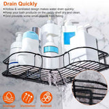 2-Piece: Corner Shower Caddy Shelves Bath - Tophatter Daily Deals