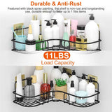 2-Piece: Corner Shower Caddy Shelves Bath - Tophatter Daily Deals