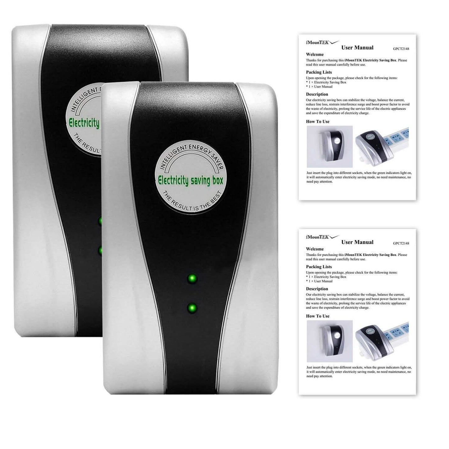 2-Piece: Electricity Saving Box Home Improvement - Tophatter Daily Deals