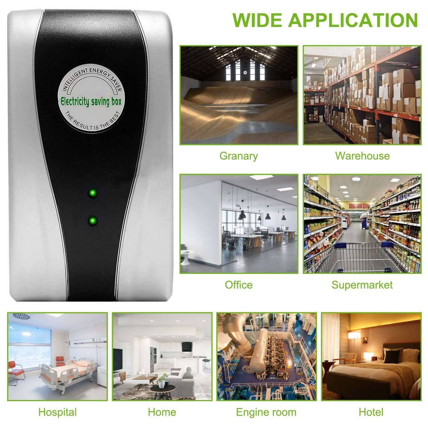 2-Piece: Electricity Saving Box Home Improvement - Tophatter Daily Deals