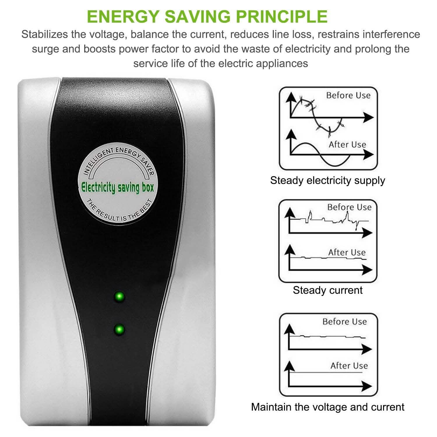 2-Piece: Electricity Saving Box Home Improvement - Tophatter Daily Deals