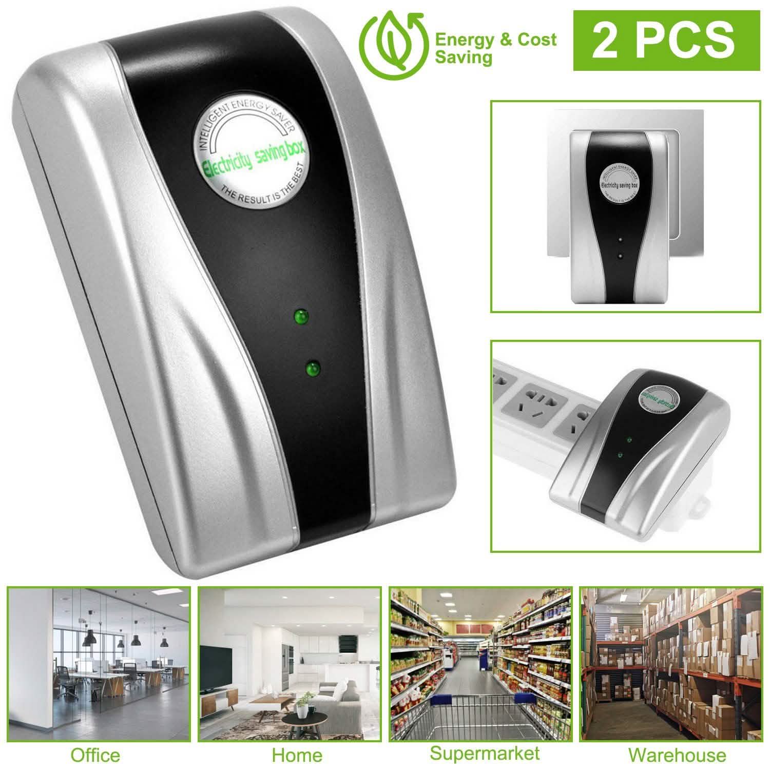 2-Piece: Electricity Saving Box Home Improvement - Tophatter Daily Deals