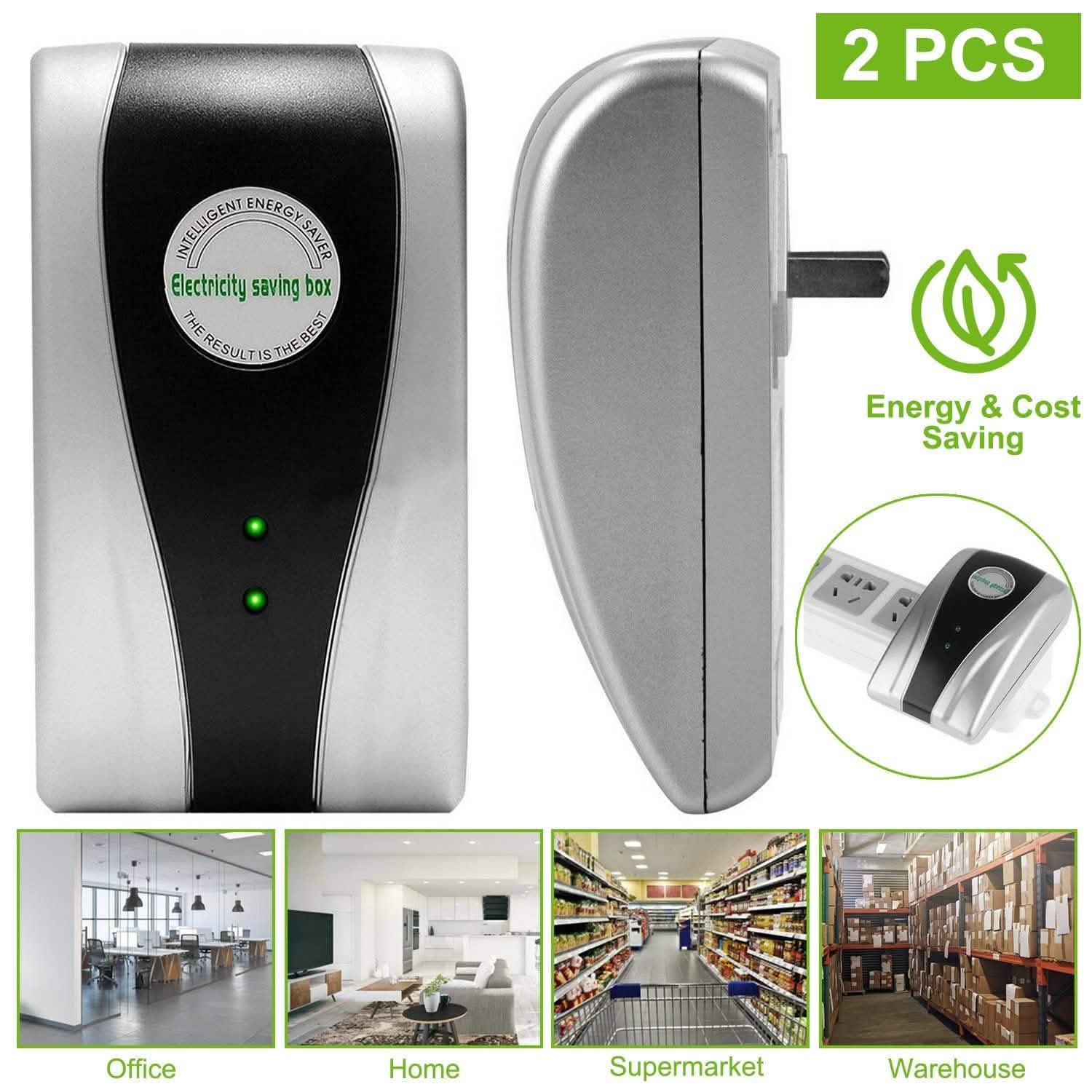 2-Piece: Electricity Saving Box Home Improvement - Tophatter Daily Deals