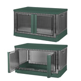 2-Piece: Foldable Stackable Storage Bins with Lid Storage & Organization - Tophatter Daily Deals
