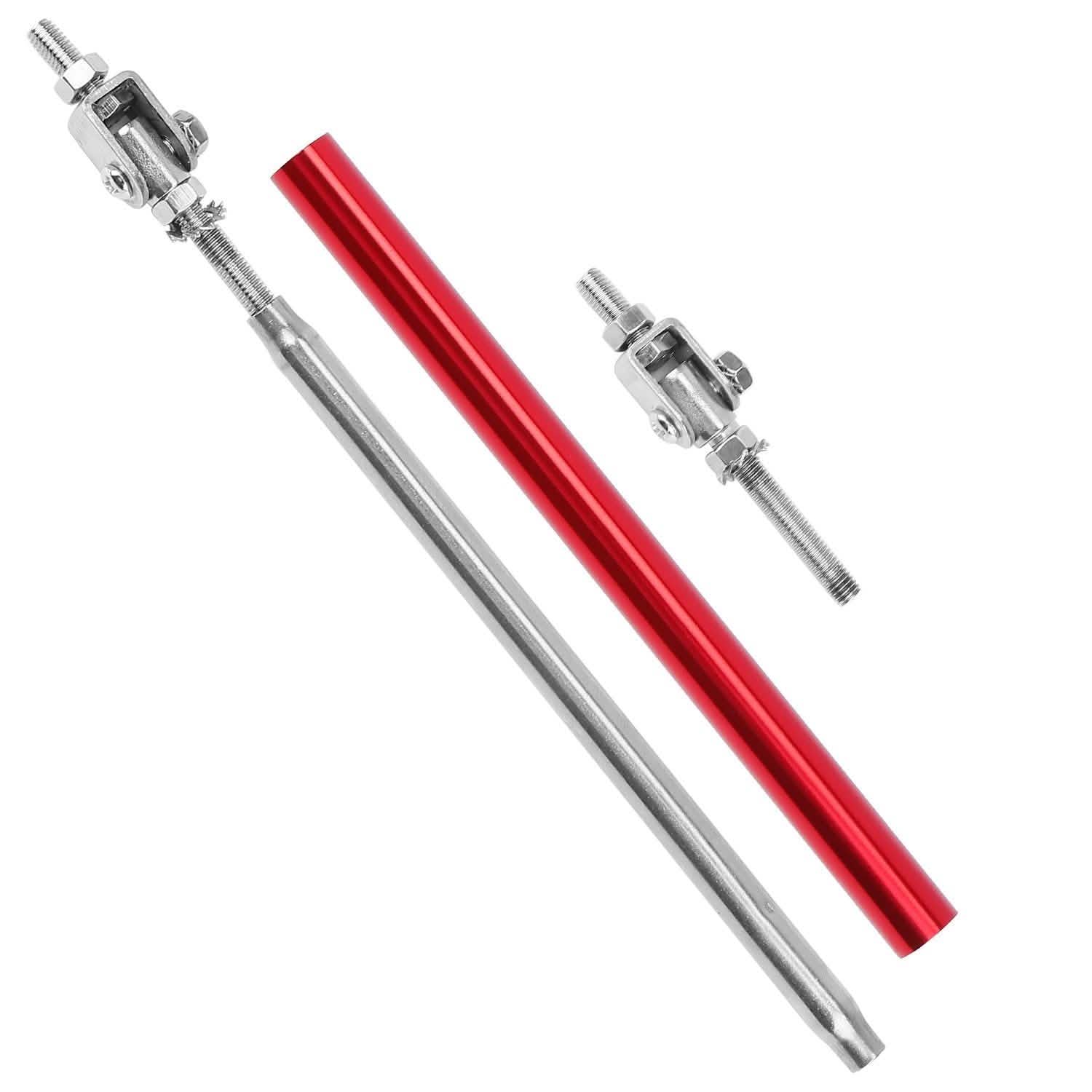 2-Piece: Front Bumper Lip Splitter Rod Automotive - Tophatter Daily Deals