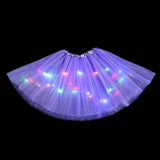 2-Piece: Girl's Skirt with LED Lights Purple Kids' & Baby Clothing - Tophatter Daily Deals