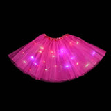 2-Piece: Girl's Skirt with LED Lights Rose Red Kids' & Baby Clothing - Tophatter Daily Deals