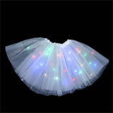 2-Piece: Girl's Skirt with LED Lights White Kids' & Baby Clothing - Tophatter Daily Deals