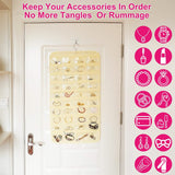 2-Piece: Hanging Jewelry Organizer Storage & Organization - Tophatter Daily Deals