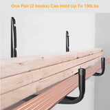 2-Piece: Heavy Duty Garage Storage Hooks Hanger Storage & Organization - Tophatter Daily Deals