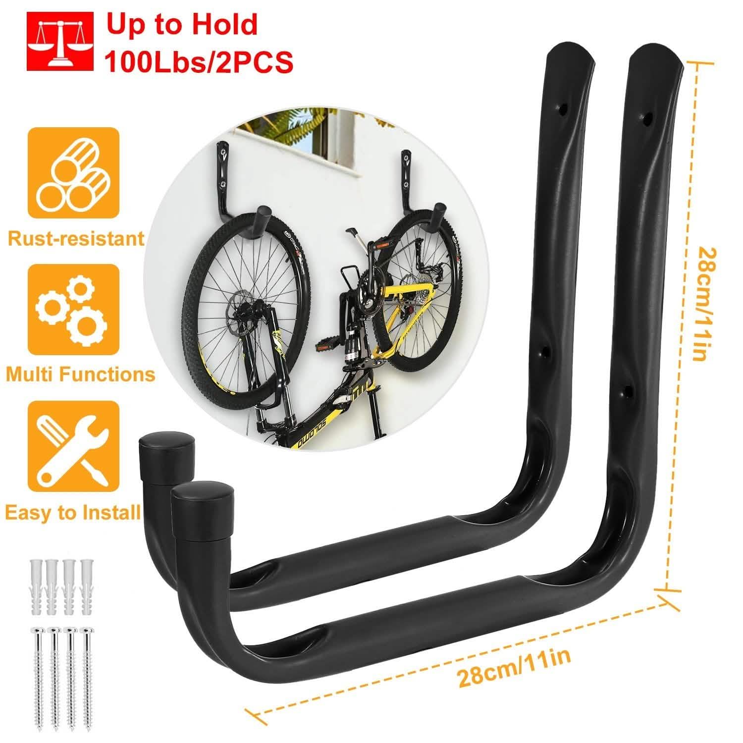 2-Piece: Heavy Duty Garage Storage Hooks Hanger Storage & Organization - Tophatter Daily Deals
