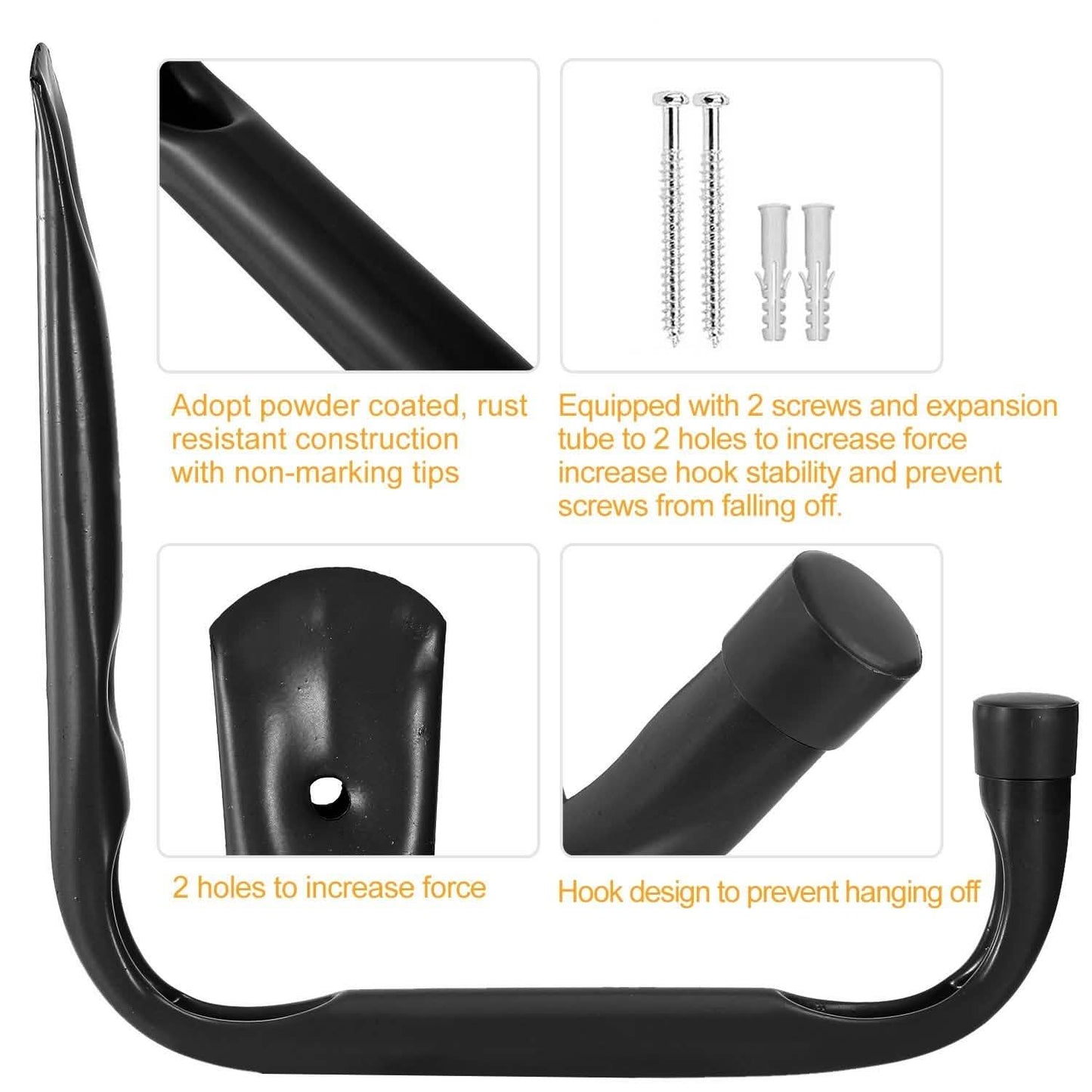 2-Piece: Heavy Duty Garage Storage Hooks Hanger Storage & Organization - Tophatter Daily Deals