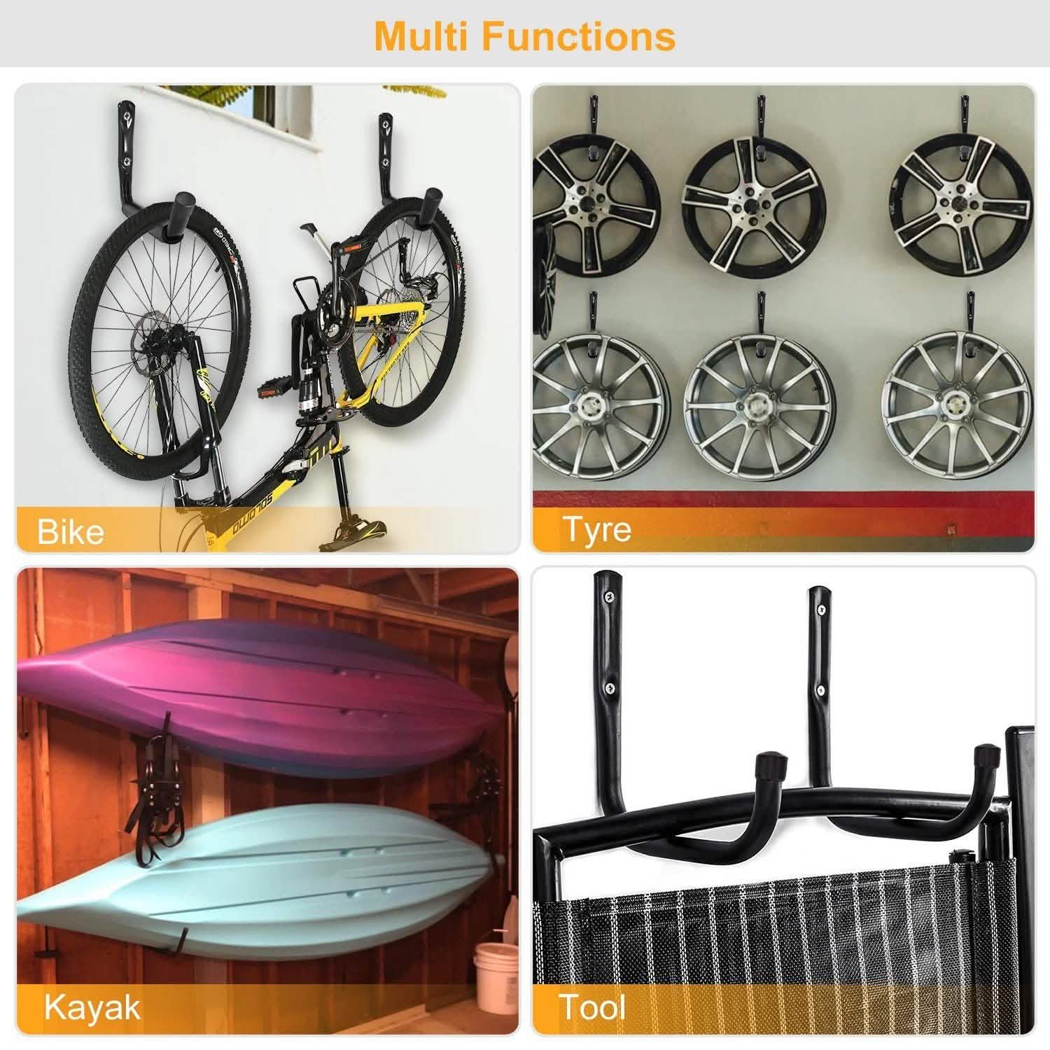 2-Piece: Heavy Duty Garage Storage Hooks Hanger Storage & Organization - Tophatter Daily Deals