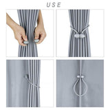 2-Piece: Magnet Curtains Bandages Buckle Furniture & Decor - Tophatter Daily Deals