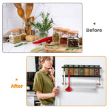 2-Piece: Magnetic Spice Racks for Refrigerator with Paper Towel Holder Kitchen Storage - Tophatter Daily Deals